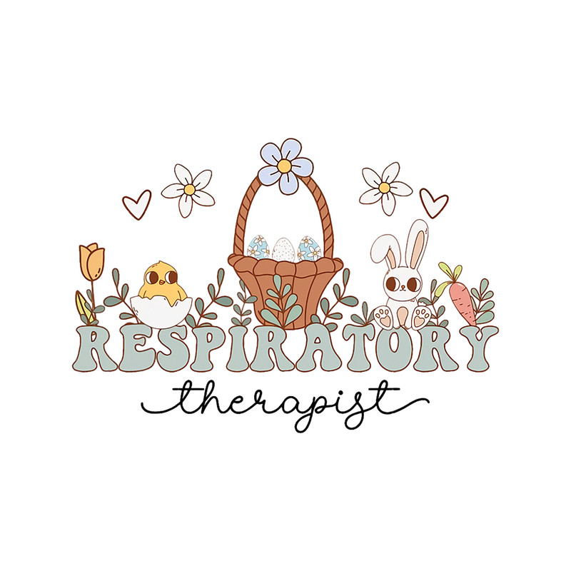 Spring Respiratory Therapist Therapy Easter RT Pulmonologist.png