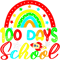 Teacher Job Happy 100th Day Of School Teacher 100 Days Of School Rainbow 1.png