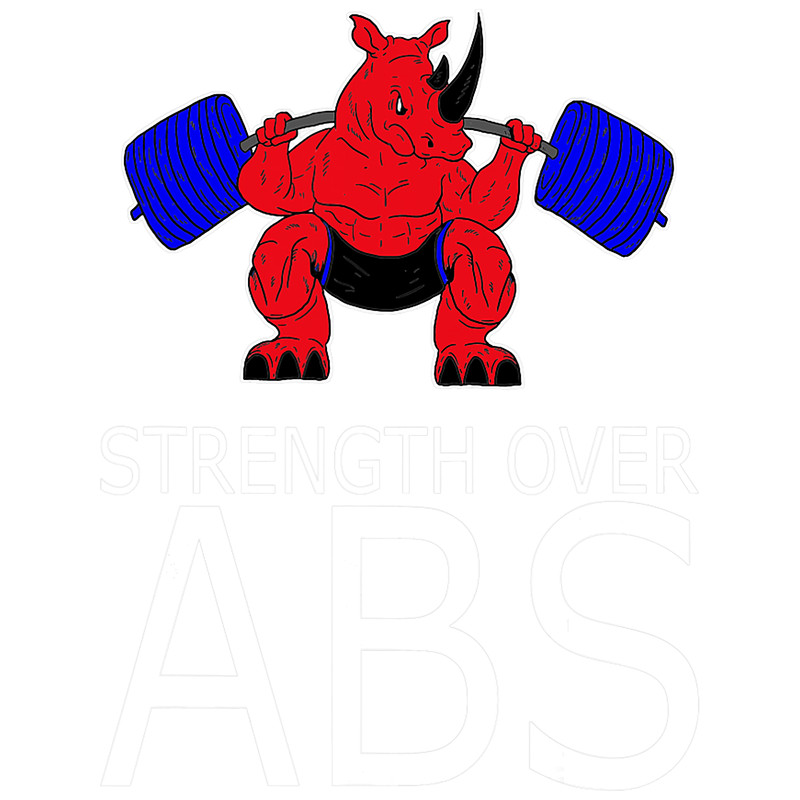 STRENGTH OVER ABS Weight Lifting With Saying Powerlifting.png