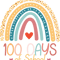 Teacher Job 100 Days Smarter Happy 100th Day Of School Rainbow Leopard 2.png