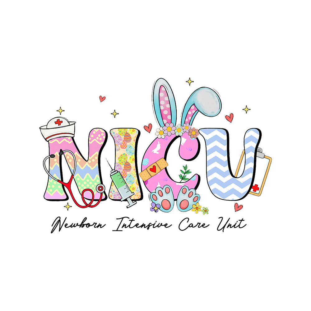 Nursing Newborn Intensive Care Unit NICU Nurse Bunny Easter Day 4.png