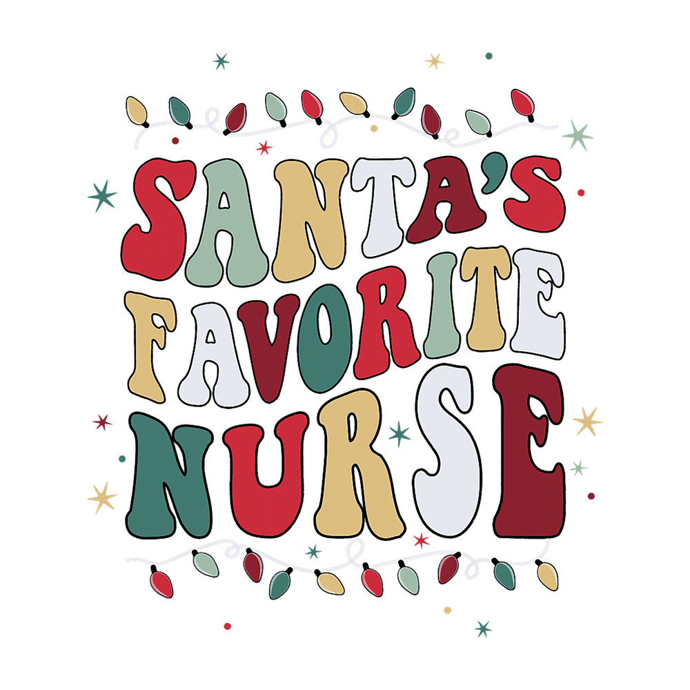 Nursing Retro Christmas Santas Favorite Nurse.png