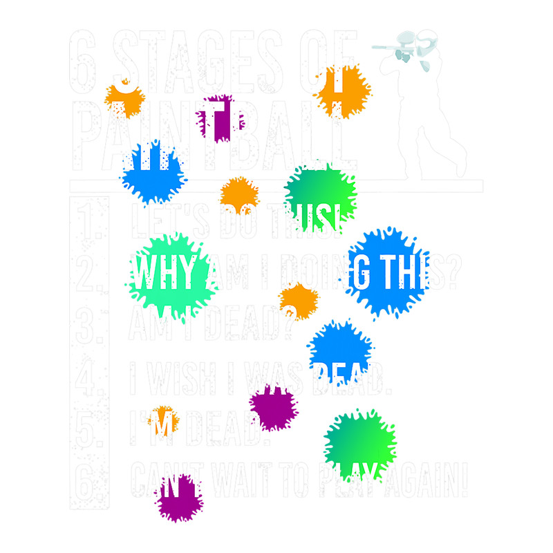 Paintball Paint 6 Stages of Paintball Retro for Paintball Player Gotcha.png