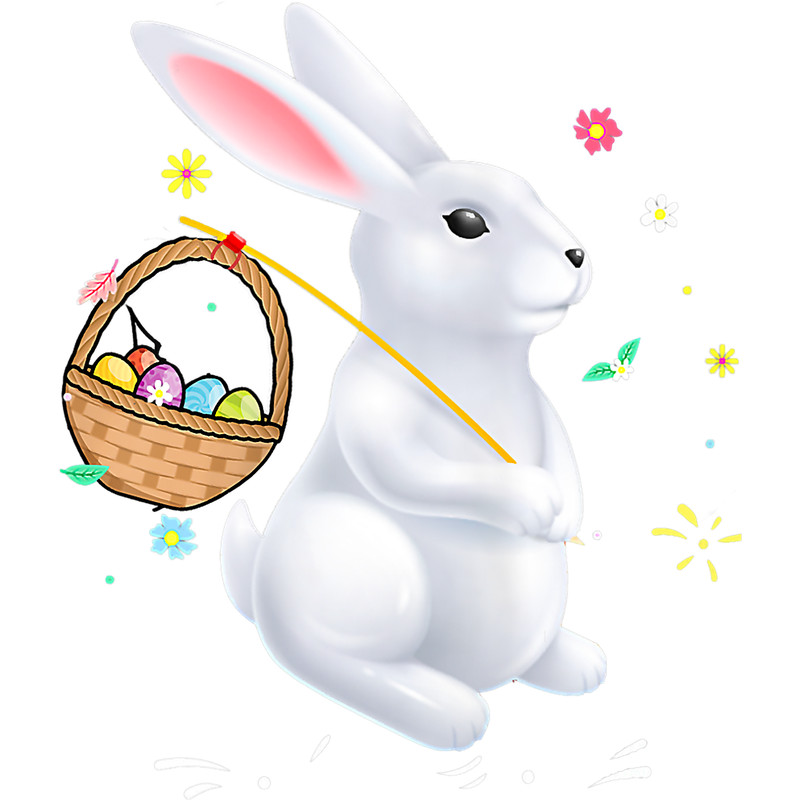 Rabbits Bunny Pastel Spring Hunt Eggs Rabbit Happy Easter Day Outfit 2.png