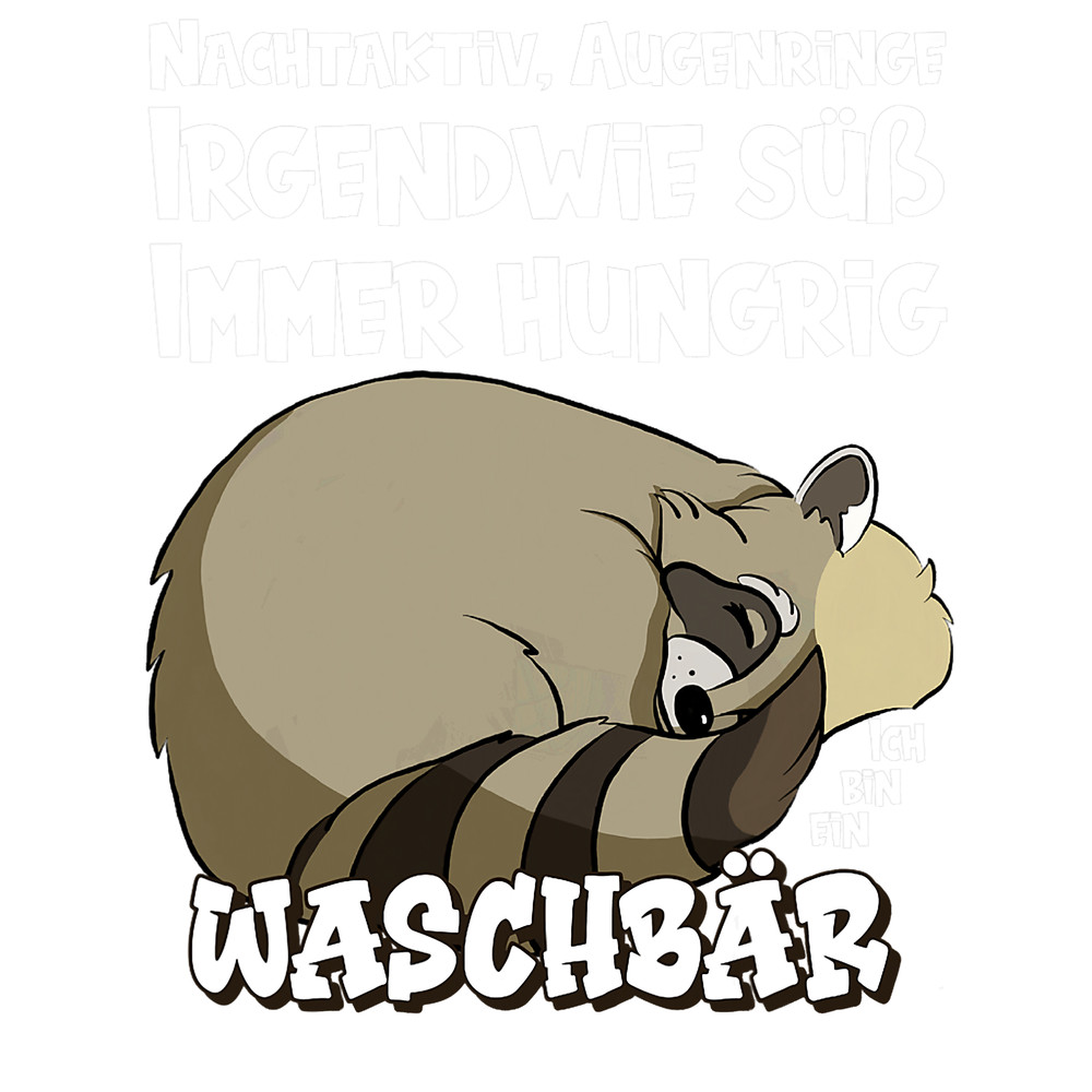 Raccoons Nachtaktiv I Funny Saying Eye Ring Gift Idea.png