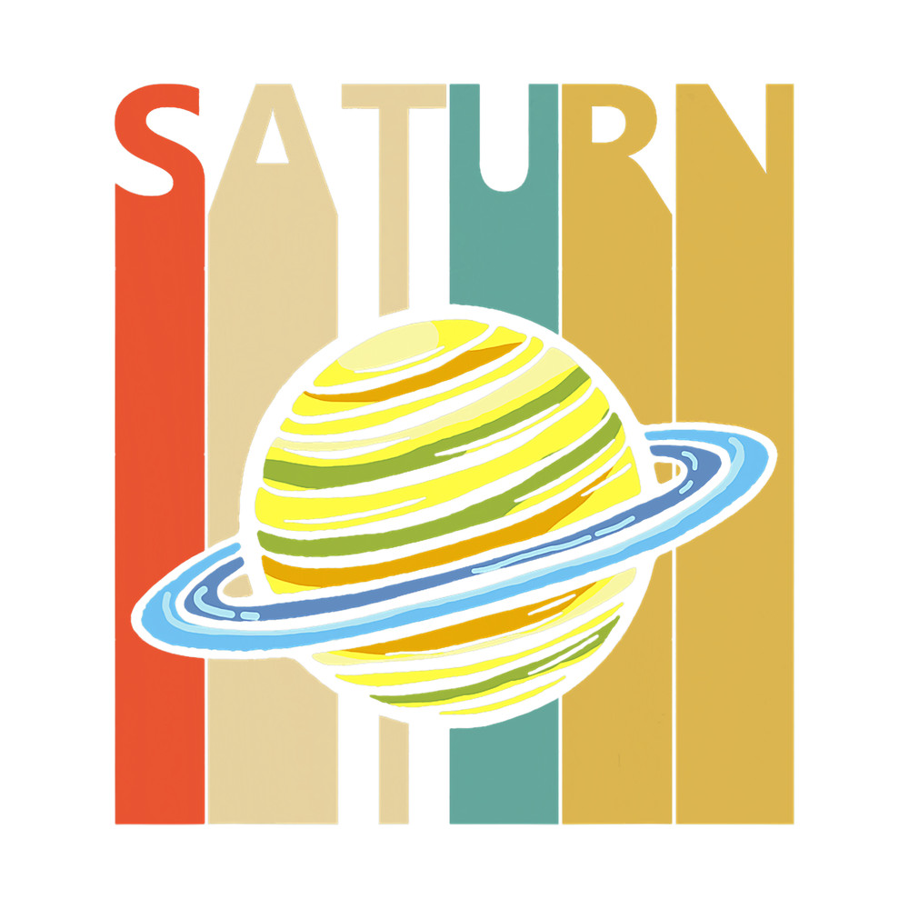 Saturn Shirt Solar System Planet Gift.png