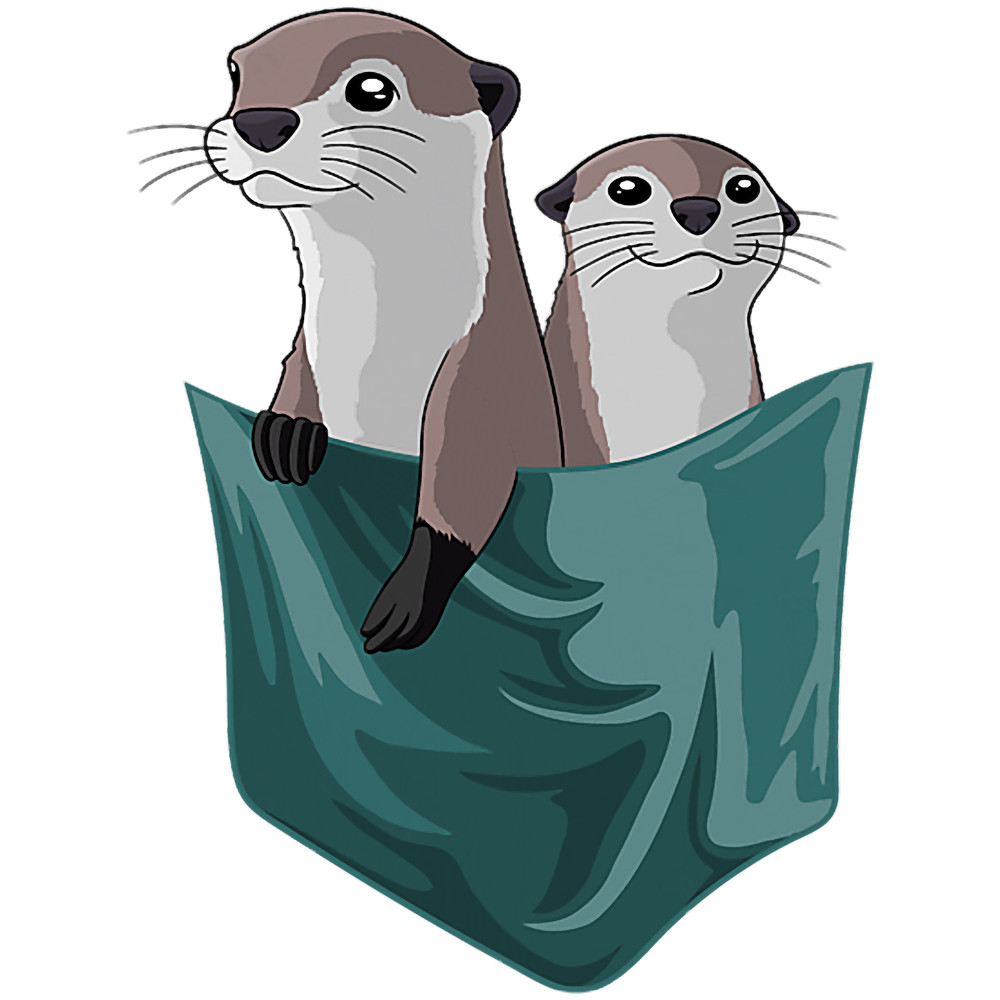 Otters in pocket otter costume sea otter.png