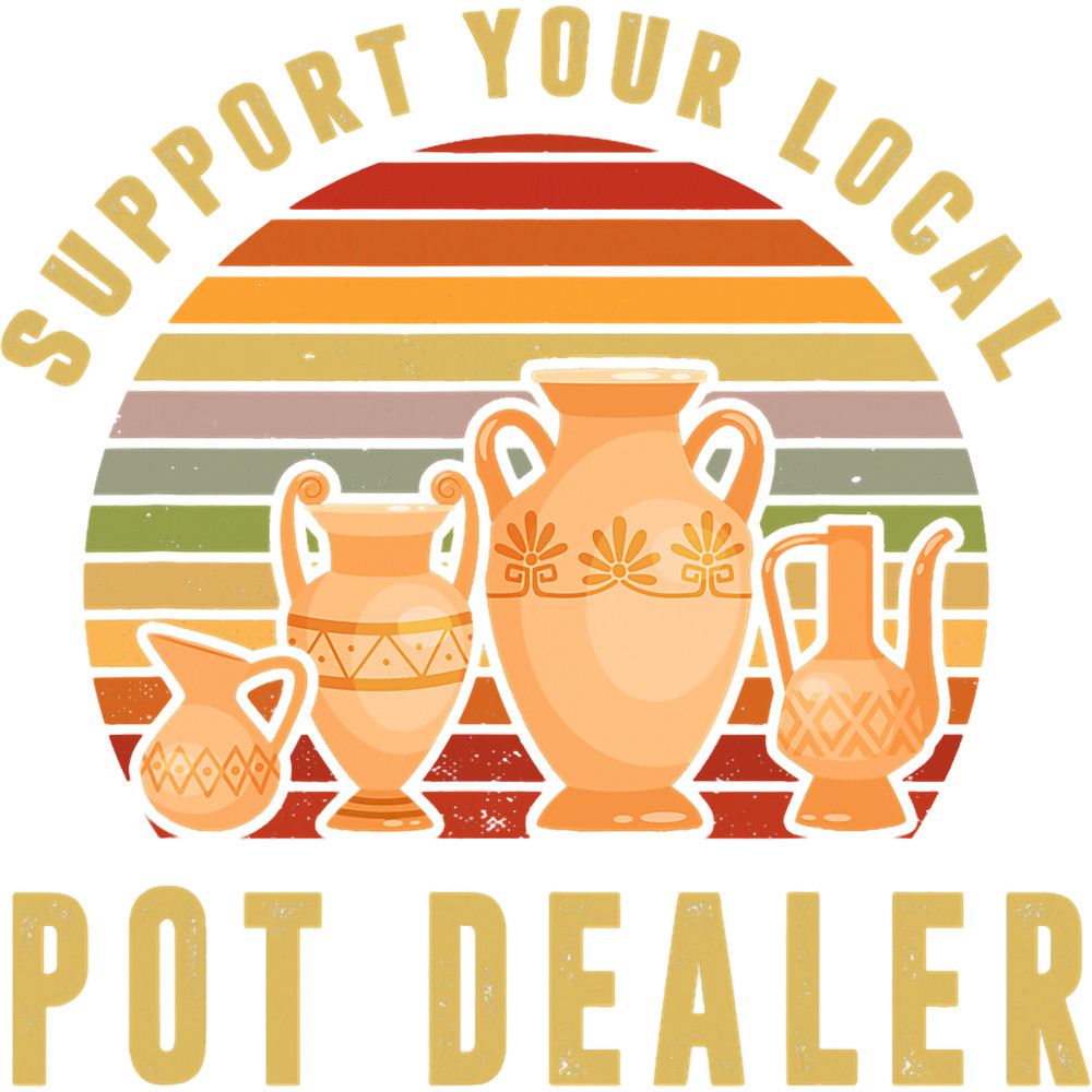 Otters Support Your Local Pot Dealer Shirt Funny Pottery Clothing.png