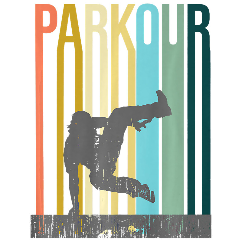 Parkour Lover Vintage Distressed Style Parkour Silhouette.png