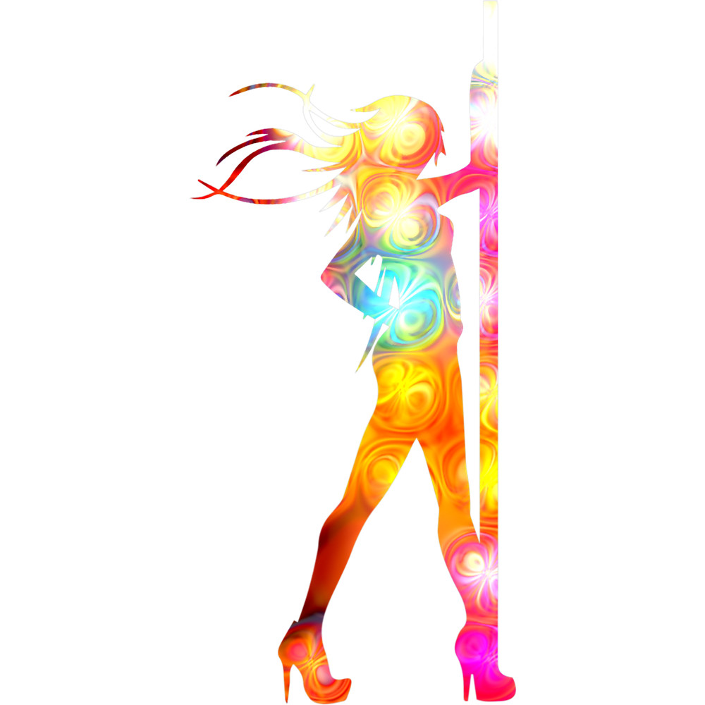 Pole Dance Artistic Fitness Figure Grip Dancer Drawing.png