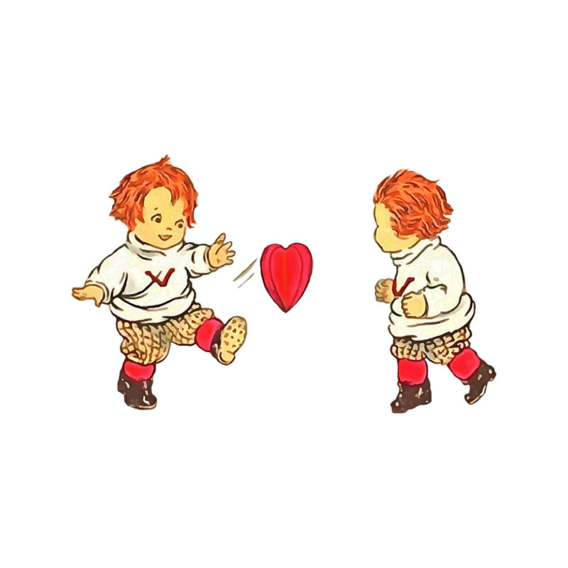 Scoring Love Points Vintage Style Valentine.png