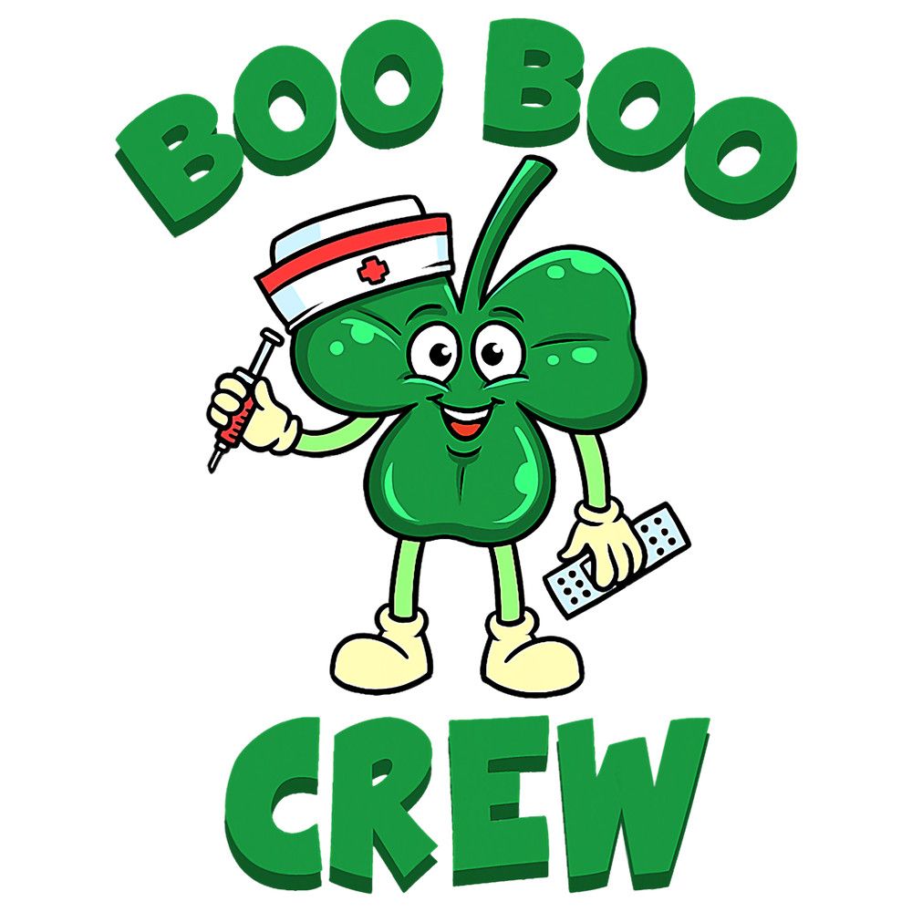 Nursing St Patricks Day Nurse Shirt Boo Boo Crew Green Lucky Gifts.png