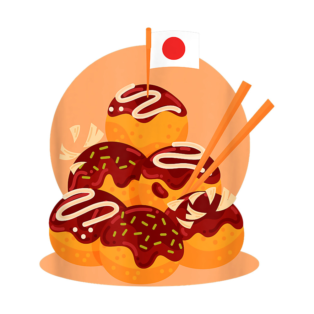 Octopus Lover Takoyaki squid Japan Asia Japanese fans Takoyaki.png