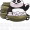 Pandas Funny Bulking Season Clean Bulk Cute Panda Bear Gift.png