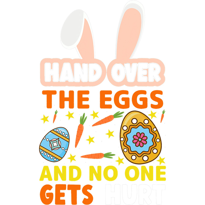 Rabbits Happy Easter Bunny Rabbit Face Funny Easter Day Women Girls 4.png