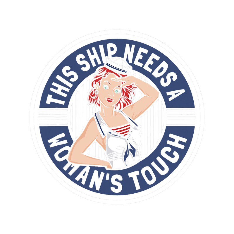 Sailing Female Boat Captain Sailboat - Sailor T-Shirt.png