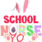Nursing Stethoscope Cute Bunny School Nurse Easter Teacher Students.png