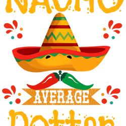 Otters Nacho Average Pottery Funny Mexican Food Pun Slogan
