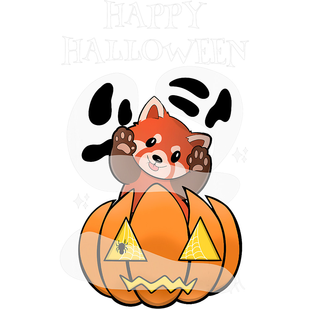 Pandas Cute Halloween Kawaii Red Panda.png