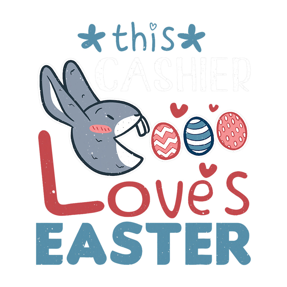 Rabbits Cashier Loves Easter Bunny Egg Rabbit Easter Sunday.png