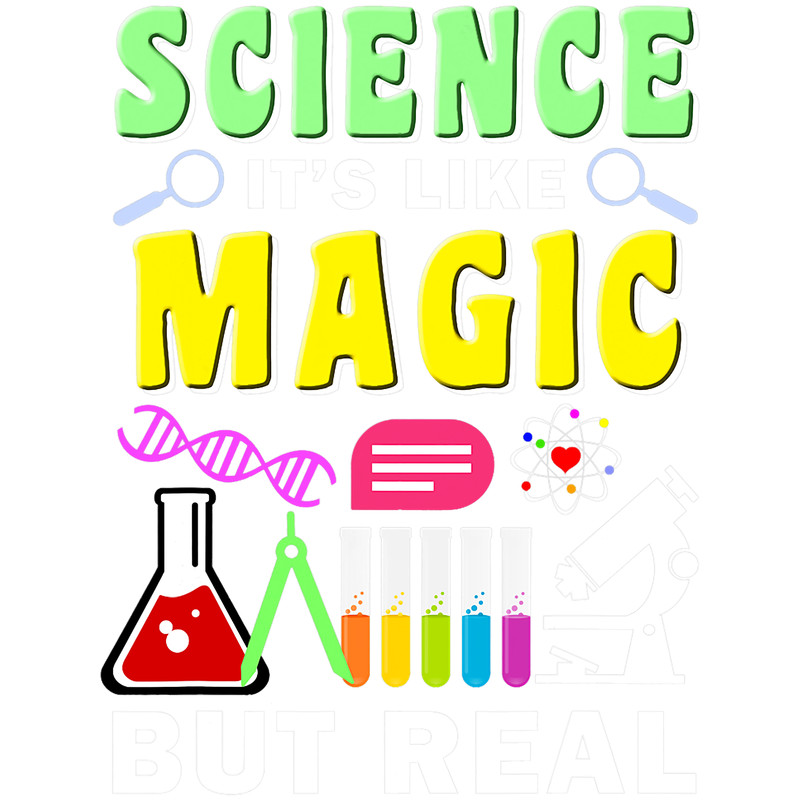 Science Its Like Magic But Real Funny Quotes Science Gift.png