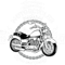 Motocross Biker Retro Vintage Old Biker American Motorcycle Indian.png