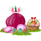 Onion Fruit Easter Egg Hunting Bunny Onion Easter Sunday.png