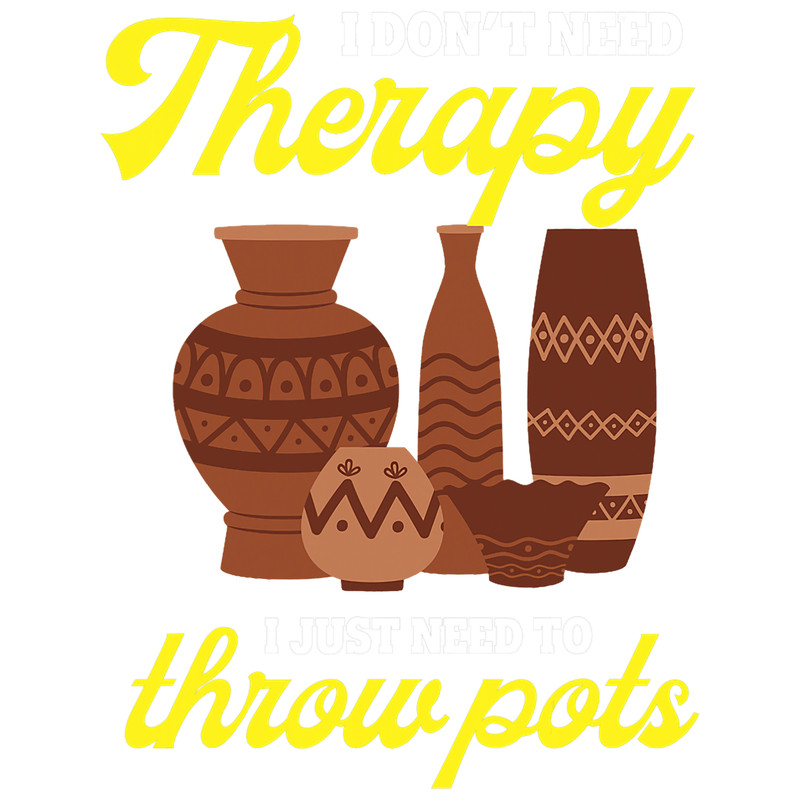 Otters Pottery Is My Therapy Pot Ceramist Earthenware Ceramic Gift.png