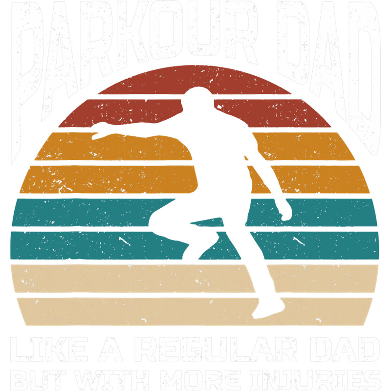 Parkour Lover Retro Freerunner Parkour Training Silhouette Parkour Dad.png