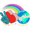 Peace Love Social Works Social Worker Job Rainbow Leopard.png