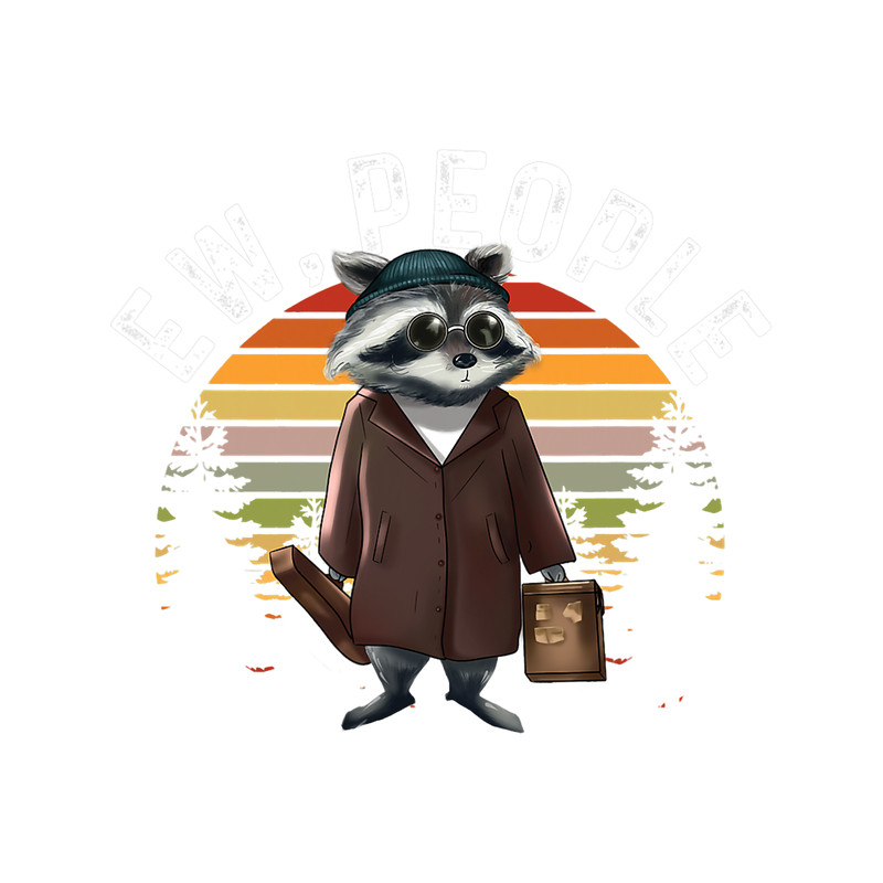 Raccoons Funny Retro Ew People Vintage Raccoon Forest Racoon.png