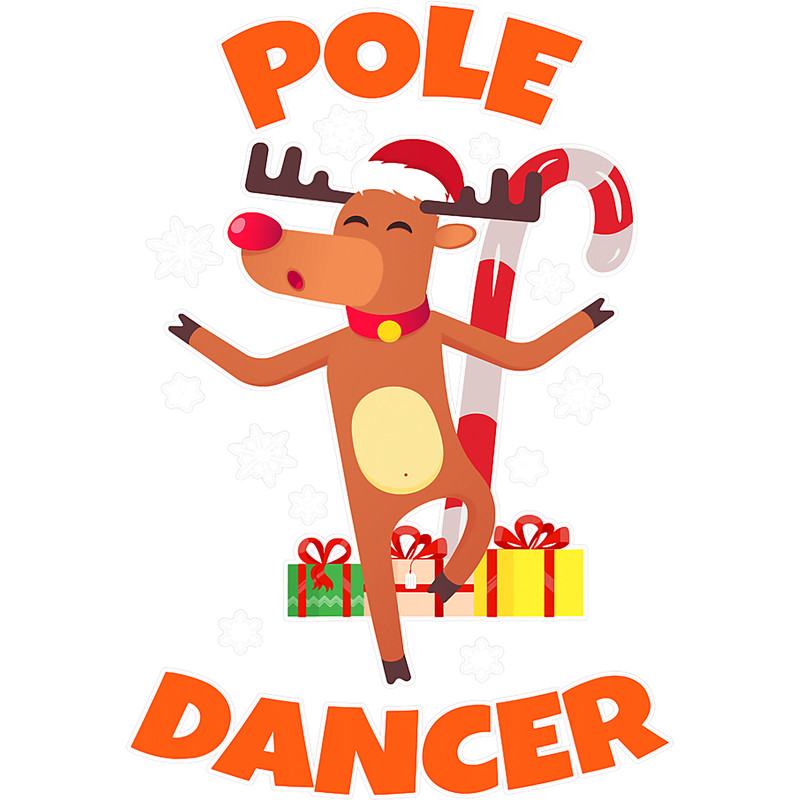 Reindeer I Pole Dancer I Dancing Dancer Funny Christmas.png