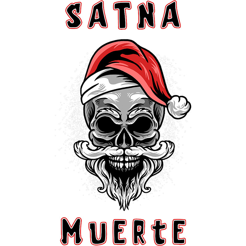 Santa Muerte de Christmas Tarot Card Art Dia de Los Muertos.png