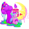 Mushroom Gift Scary Teddy Bear Moon Japanese Mushroom Anime Pastel Goth.png