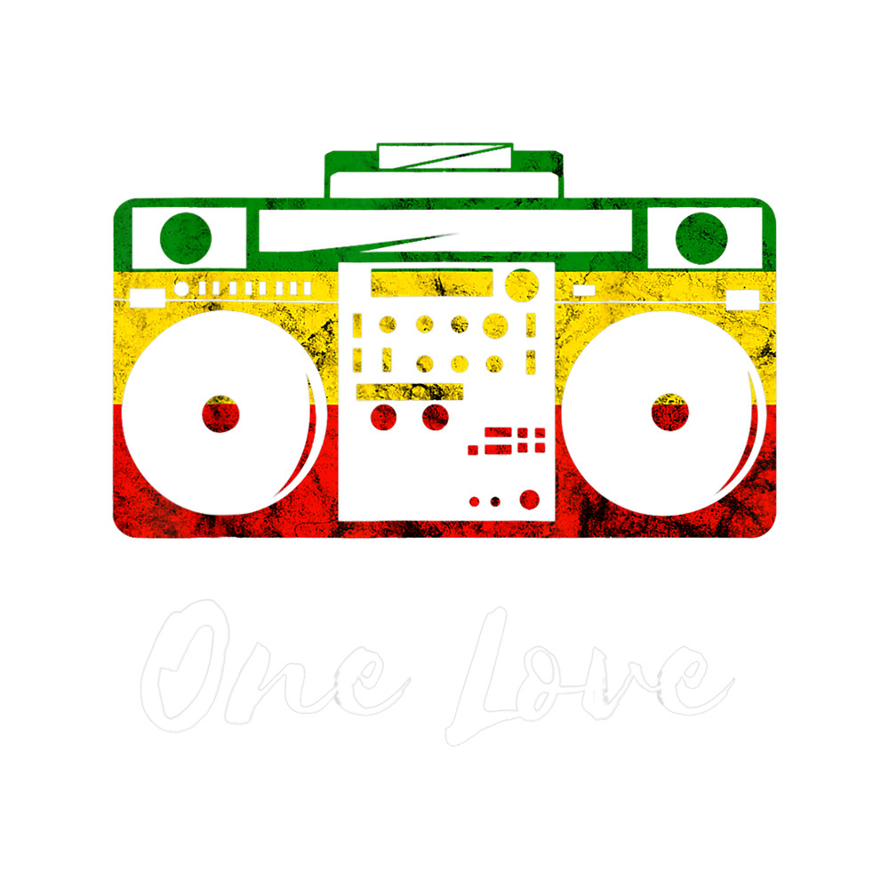 One Love Boombox Musicbox Rasta Reggae Music Rastafari Roots.png