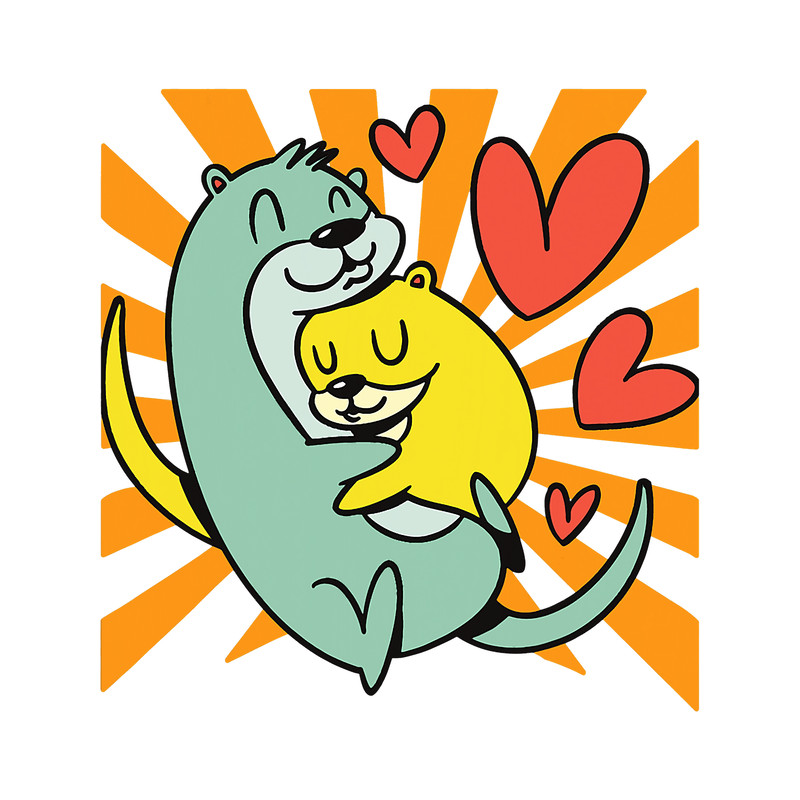 Otters Hugging.png