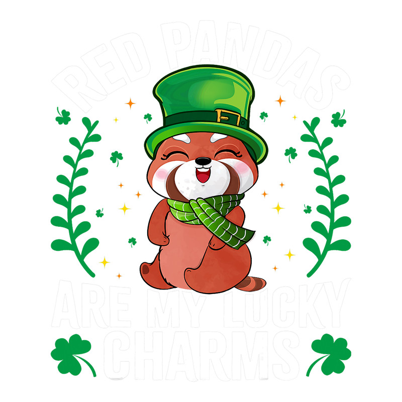 Pandas Red Pandas Are My Lucky Charms Red Panda St Patricks Day 2.png
