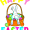Rabbits Happy Easter Day Bunny Hunting Chocolate Eggs Egg Hunt Gifts.png