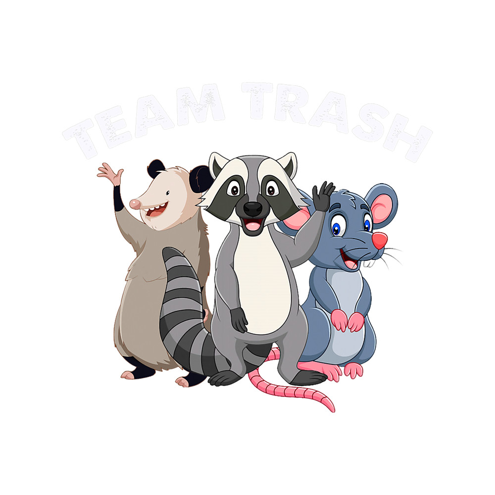 Raccoons Rat Raccoon Racoon Opossum Possum Team Trash Funny 2.png