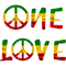 One Love Reggaeton Peace Rasta Reggae Rastafari Roots.png