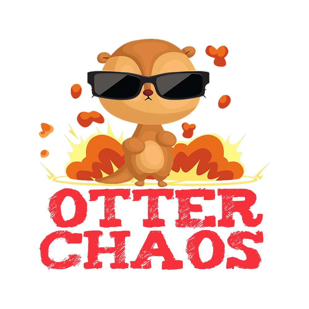 Otters chaos for kids otters animal lover otter.png