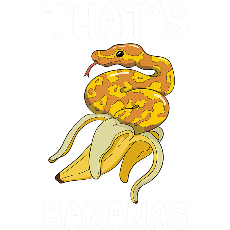 Python Lover Thats Bananas Ball Python Snake Reptile45.png