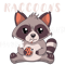 Raccoons I Like Raccoons Mammal Animal Garbage Trashy Raccoon.png