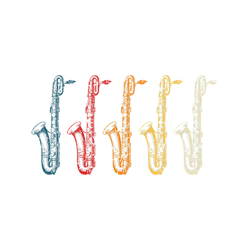 Saxophone Lover Retro Vintage Saxophone Marching Band Sax Jazz Music.png