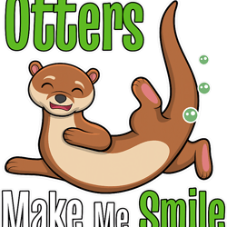 Otters Make Me Smile Wildlife Nature Sea Otters
