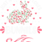 Rabbits Just a Girl Who Loves Bunnies Bunny Rabbit Flower Graphic.png