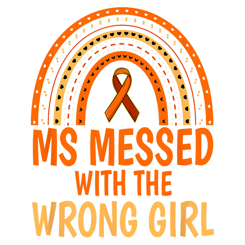 Multiple Sclerosis MS Immune Disease Orange Ribbon Butterfly 88.png