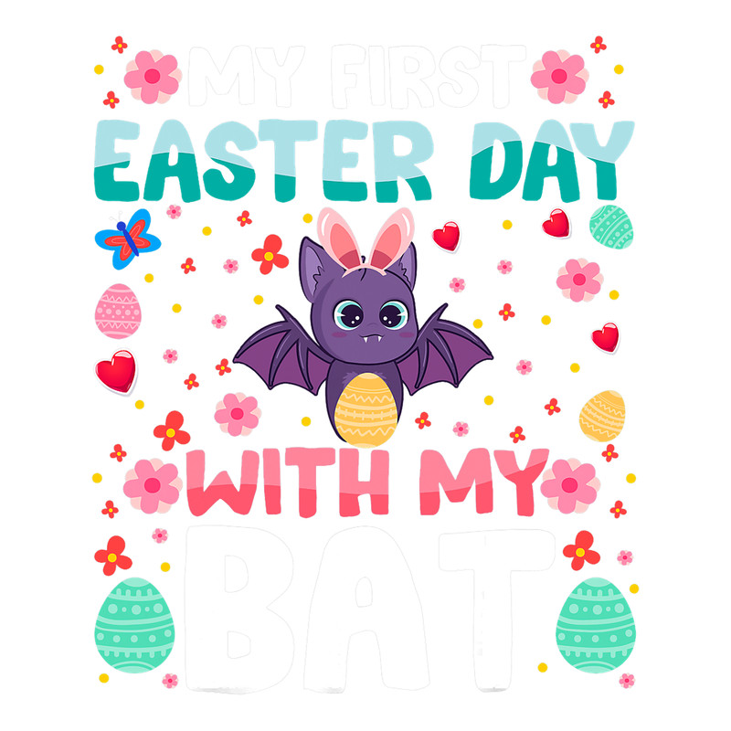 My 1st Easter Day Bat Easter Day Tee For Boy Son.png