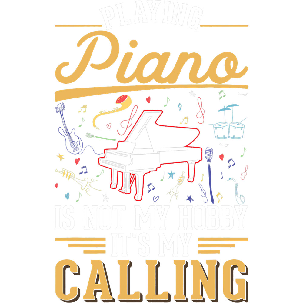 Piano Music Hobby Piano Player Pianist 3 8.png