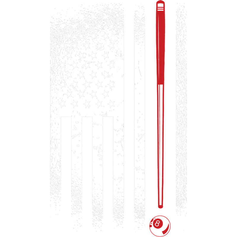 Retro Graphic Pool Billard Snooker Billard Cue 8Ball Chalk 6.png